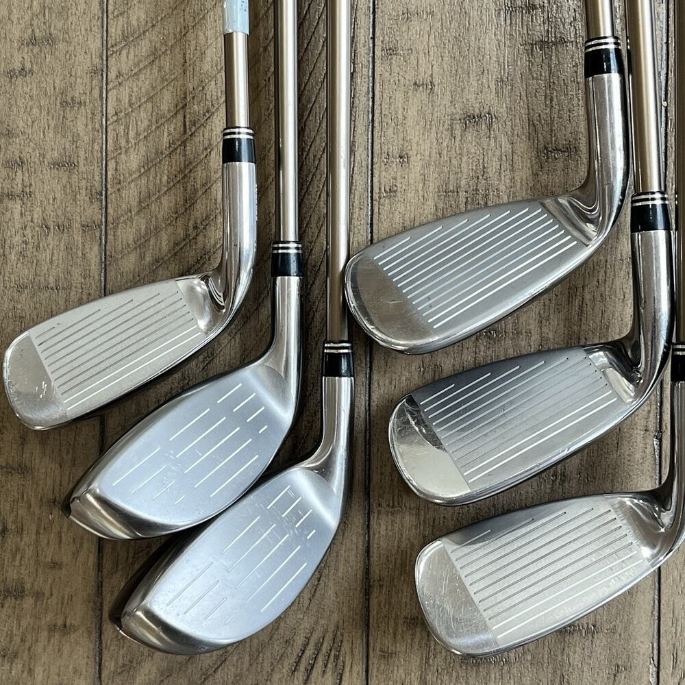 Cobra Transition S Iron Set 4-9 Aldila NV HL 60g Senior Graphite Mens RH Good! - Picture 3 of 8